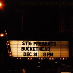 buckethead moore theatre 12/31/08 sign